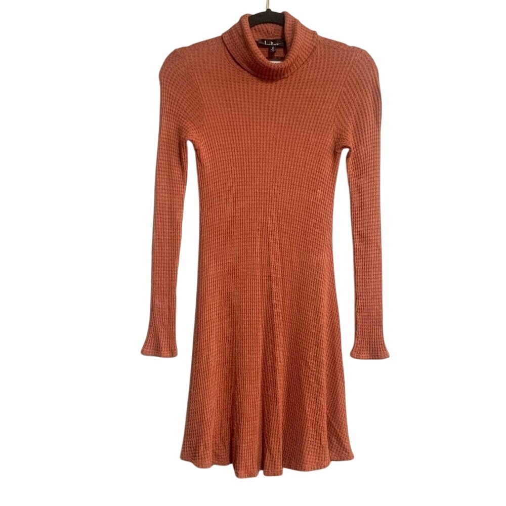 Lulus Never Say Goodbye Terra Cotta Backless Swing Dress Size M - Picture 3 of 11
